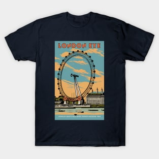 A Vintage Travel Art of London - England T-Shirt